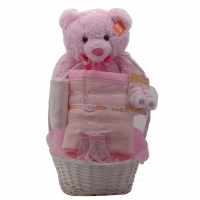 Baby Gift Basket Pink